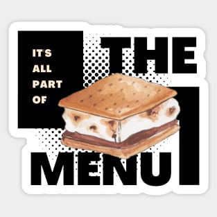 All part of the menu movie Sticker